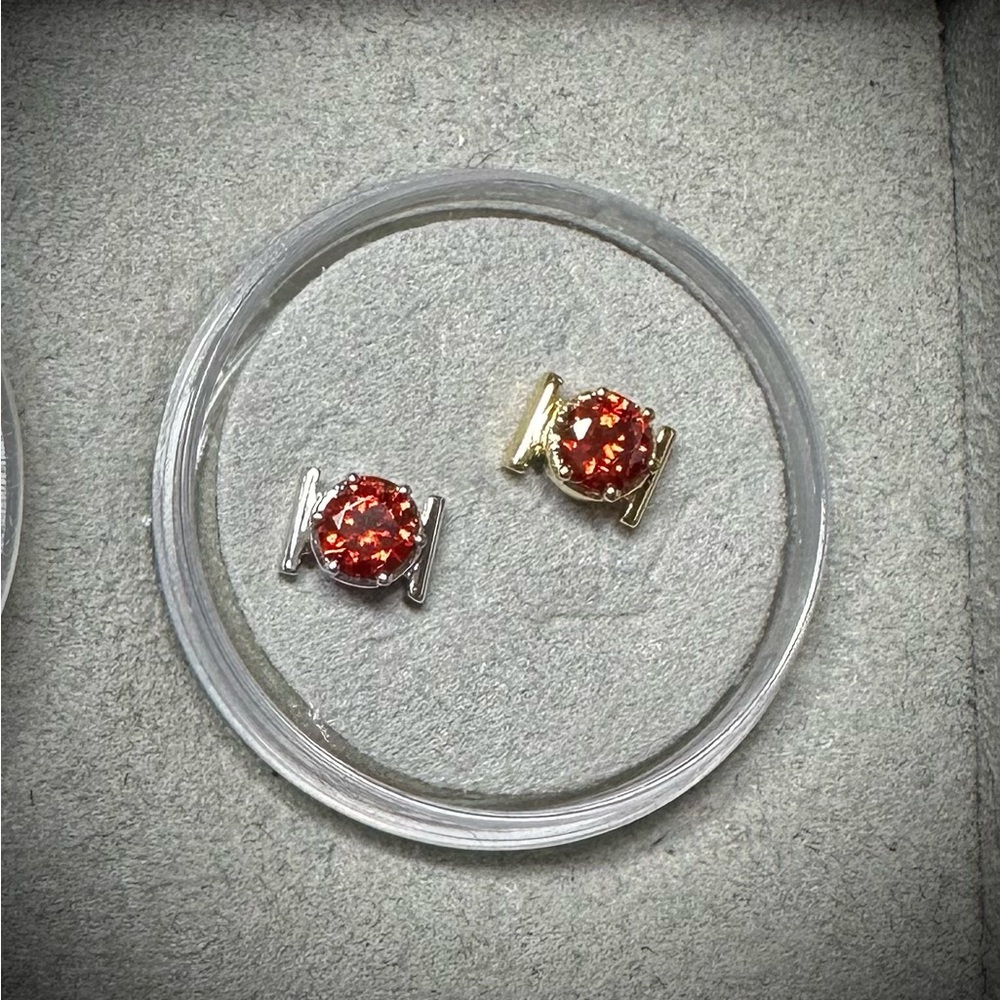 EP Jewelry Bracelet or Necklace Red Stone Charm